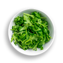 Nutritional image of arugula in the build your own salad table