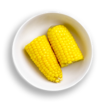 Nutritional image of corn in the build your own salad table