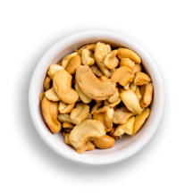 Nutritional image of almonds in the hot cereal bar table