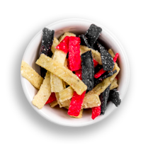 Nutritional image of tortilla chips in the build your own salad table
