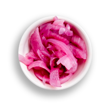 Nutritional image of (grapefruit pickled red) onions