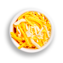 Nutritional image of jack and cheddar/vegan cheese in build your own breakfast table