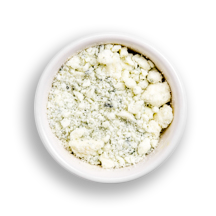 Nutritional image of blue cheese in the build your own salad table