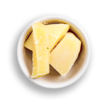 Nutritional image of swiss cheese/grated parmesan in build your own breakfast table