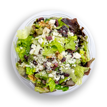 Nutritional image of south beach salad in chef-designed salads table