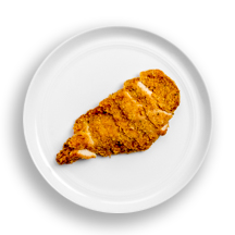 Nutritional image of adobo/crispy chicken in the build your own salad table