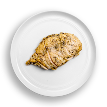 Nutritional image of chicken (freebird) in build your own breakfast table