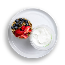 Nutritional image of yogurt in the yogurt parfaits table