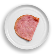 Nutritional image of turkey ham in build your own breakfast table